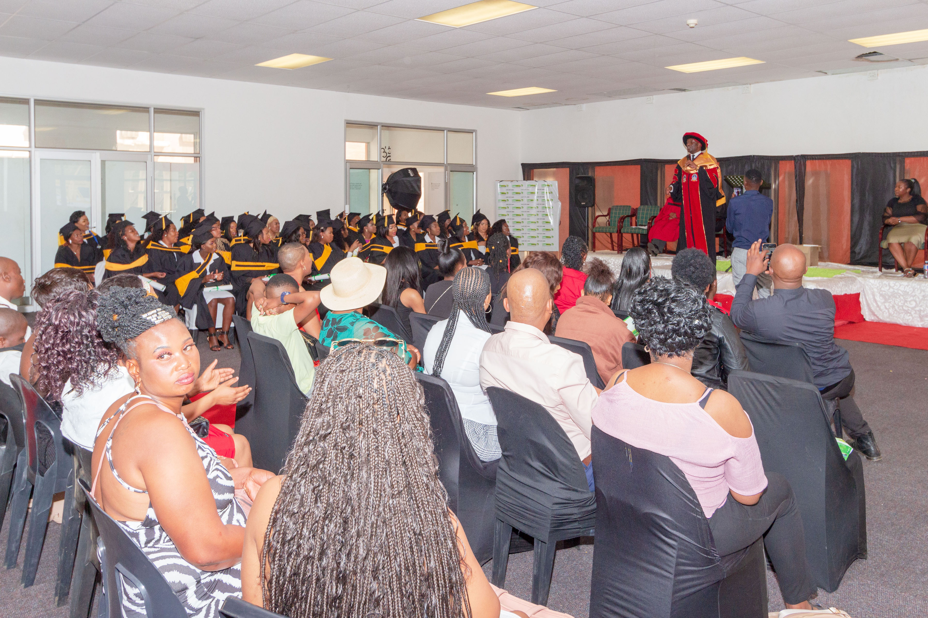 Guests at the graduation ceremony